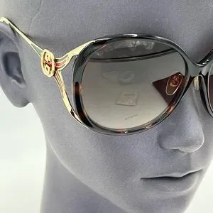 ? ?️ Gucci Model GG0226SK Color: Havana / Gold / Brown Size: 60/ 14-130 … s_wp_63c4a4dc2fbf1a90ba2b519c.webp main image 2